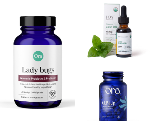 Menopause and Peri-menopause products cover photo collage