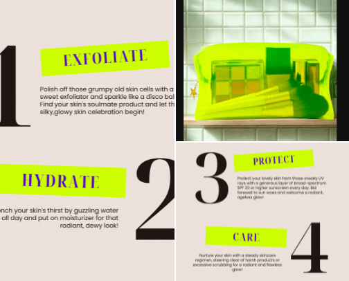 Science Meets Skincare cover photo collage