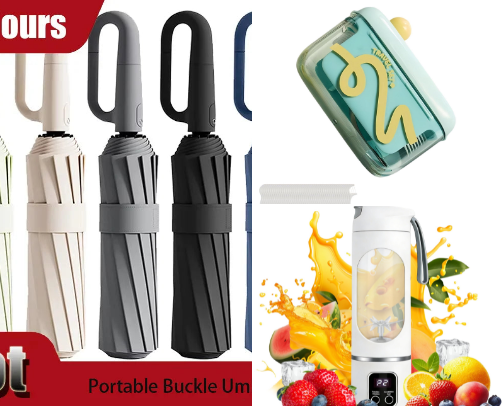 Cool little gadgets cover photo collage
