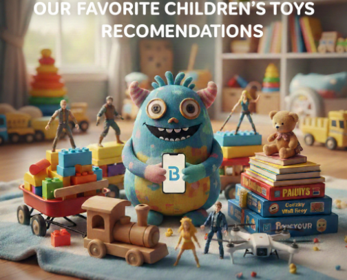 Favorite toys in our house cover photo collage