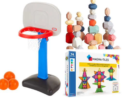 Favorite toys in our house cover photo collage