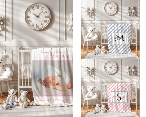 Unique Baby Blanket Gift Ideas cover photo collage