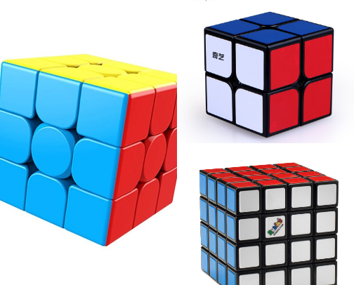 Rubik's cube game that boast mind attention cover photo collage