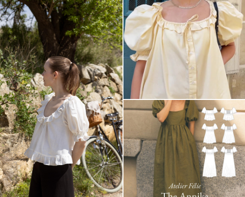 Sewing patterns I’m longing to make (mom, kid & baby) cover photo collage