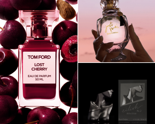 My fragrances throughout the years cover photo collage