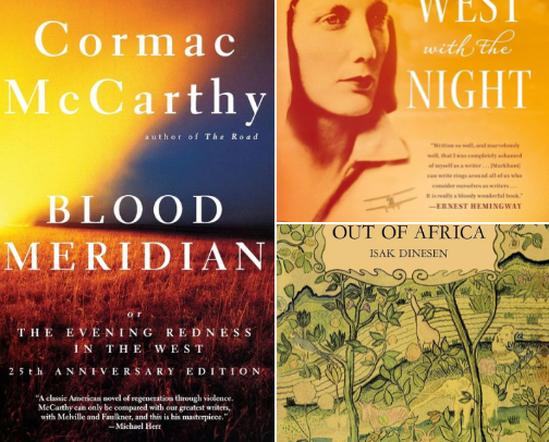 Great Books for Safari (or any exploration of nature) cover photo collage