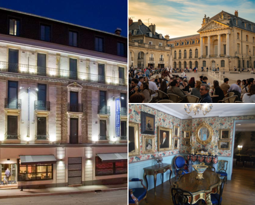 Historic Walks, Beautiful Corners & Places I Enjoyed Staying Dijon, France cover photo collage