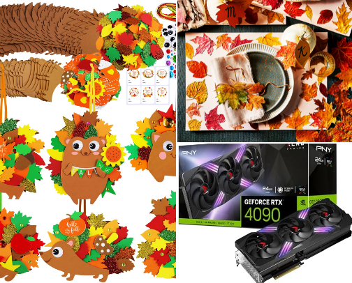 Fall crafts and supplies for your family cover photo collage