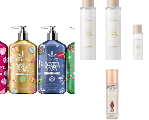 Skin care cover photo collage