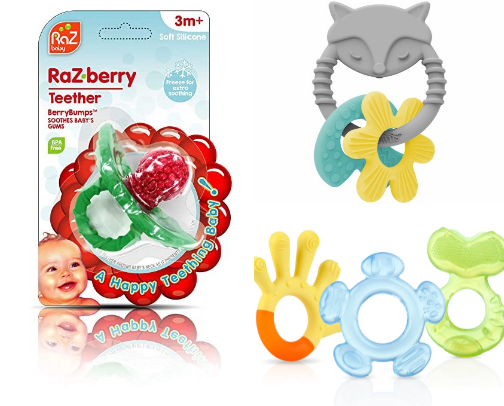 😁Baby Teething Toys That Actually Help Soothe Sore Gums cover photo collage