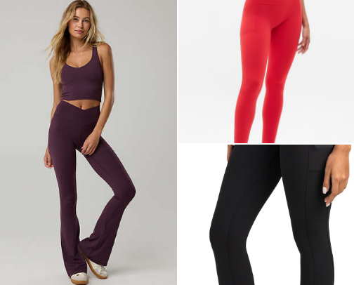 Life changing leggings & athletic wear! cover photo collage