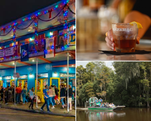 Big Easy, Big Energy: New Orleans Done Right cover photo collage
