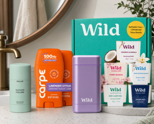 The Aluminum-Free Deodorants & Odor-Control Finds That Actually Keep You Fresh whe cover photo collage
