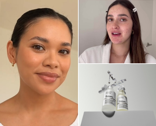 My skin care routine for clear and glowy skin cover photo collage