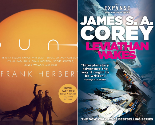 The Best Sci-Fi novels to get you hooked cover photo collage