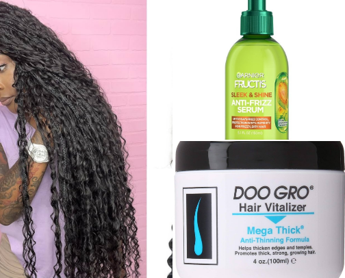 Natural hair care and growth products 💇‍♀️🎀💈 cover photo collage