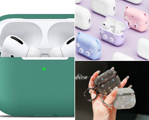 Cutesy and unique Airpods cases cover photo collage