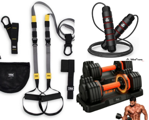 🔥 Must-Have Fitness Gear for Your Home Gym cover photo collage