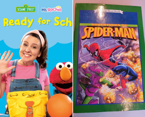 Kids books cover photo collage