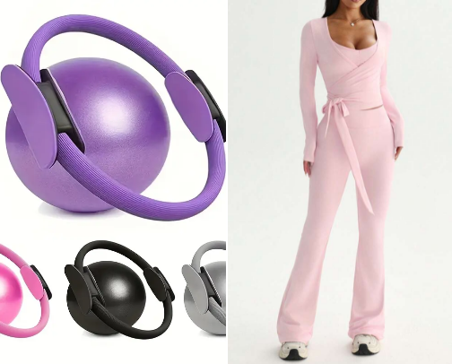 Home pilates cover photo collage
