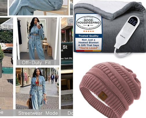Amazon Winter Essentials cover photo collage