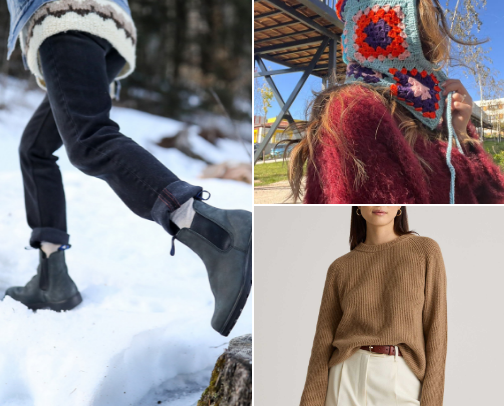 Winter Clothing Essentials ❄️🧣🧦🌨️ cover photo collage