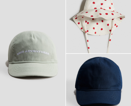 Hats for kids cover photo collage