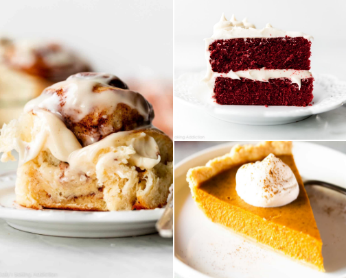 Best fall/winter desserts🧁 cover photo collage