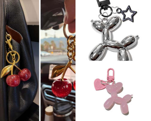 Charms & Bag Chains 🌸 🍒 cover photo collage