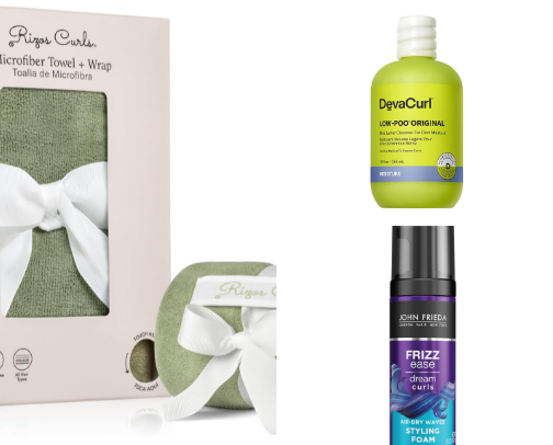 Curly Hair Essentials – Must-Haves on Amazon cover photo collage