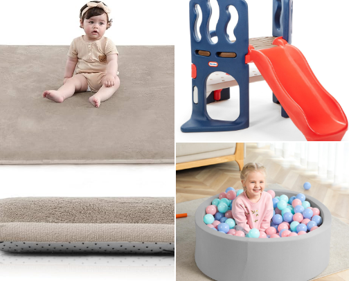 Busy day toddler fun cover photo collage