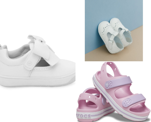 Baby + toddler shoes for chunky feet cover photo collage