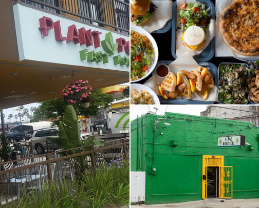 Vegan Restaurants with GF Options cover photo collage