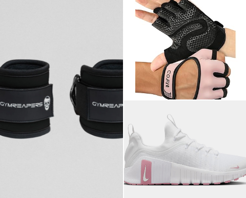 what's in my gym bag 🏋🏼‍♂️ cover photo collage