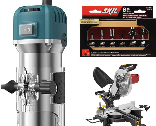 Tools and Woodworking cover photo collage