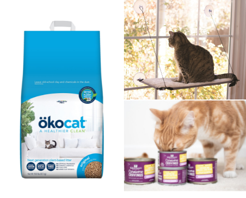 Things that make my cats life better 🐈‍⬛ cover photo collage