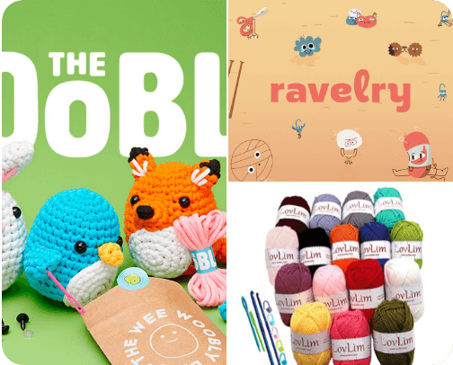 Relaxing Hobby - Learn Crochet cover photo collage
