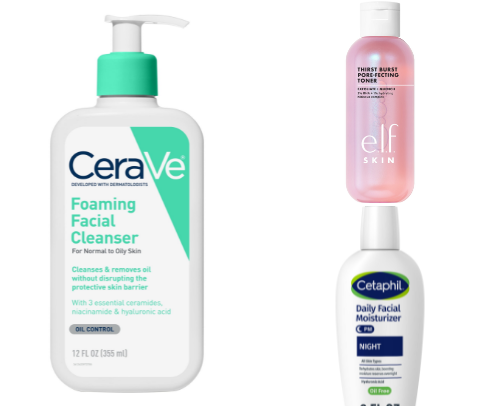 Top skin care products💅 cover photo collage