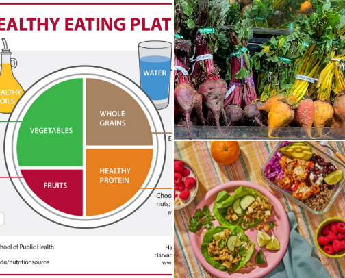 Nourish Smart: Trusted Diet & Nutrition Resources for Healthy Living cover photo collage