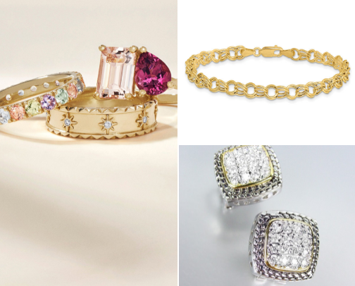 Stunning and Elegant Jewelry Collections cover photo collage