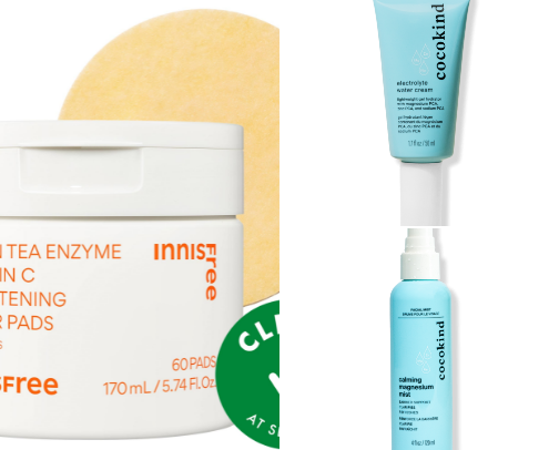 Favorite Skincare Products cover photo collage