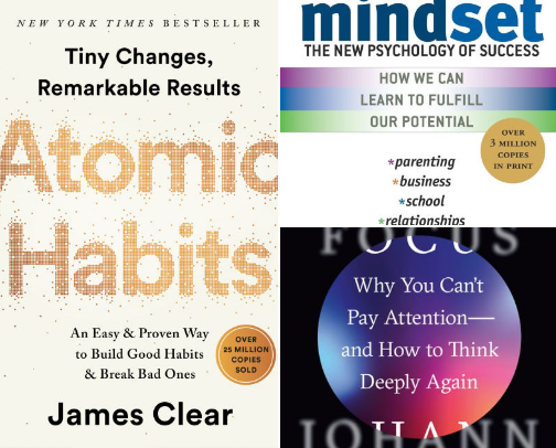 Self-improvement books that actually helped me cover photo collage