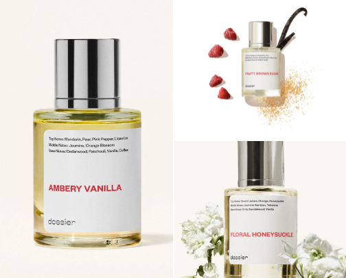 Inspired perfumes cover photo collage