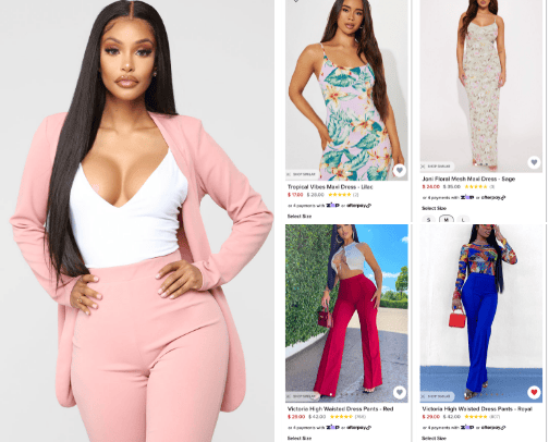 Fashion Nova musts cover photo collage