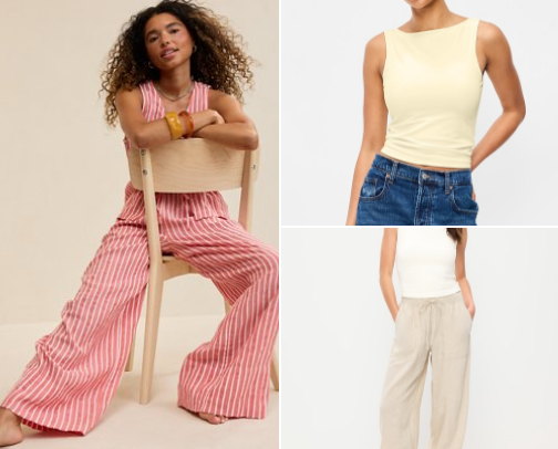 summer outfits cover photo collage