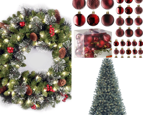 Christmas Decorations cover photo collage