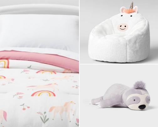 Adorable Girl's Bedroom Accessories cover photo collage