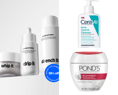 Skin Care cover photo collage
