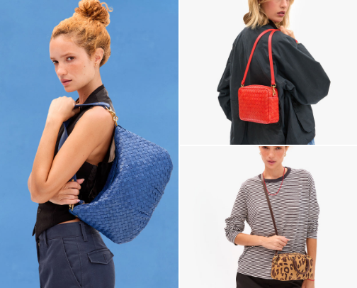 Clare V. Elegant Jewelry & Signature Accessories cover photo collage