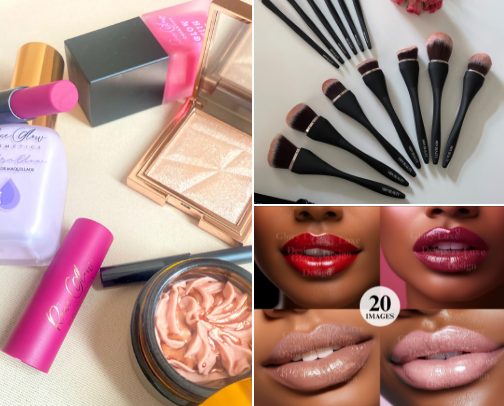 Bath & beauty cover photo collage